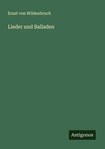 Lieder und Balladen