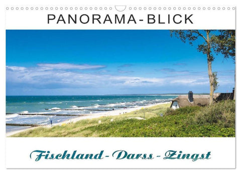 Panorama-Blick Fischland-Darss-Zingst (Wandkalender 2026 DIN A3 quer), CALVENDO Monatskalender