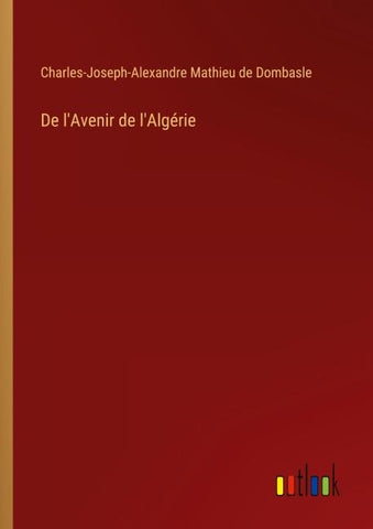 De l'Avenir de l'Algérie