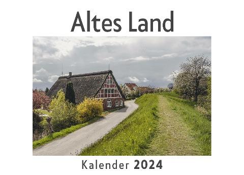 Altes Land (Wandkalender 2024, Kalender DIN A4 quer, Monatskalender im Querformat mit Kalendarium, Das perfekte Geschenk)