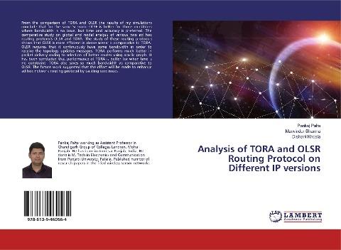 Analysis of TORA and OLSR Routing Protocol on Different IP versions