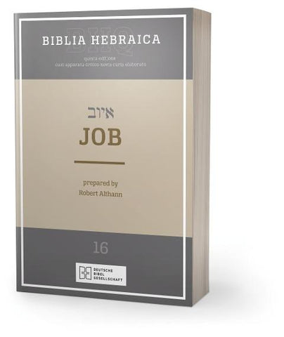 Biblia Hebraica Quinta (BHQ). Gesamtwerk zur Fortsetzung / Job