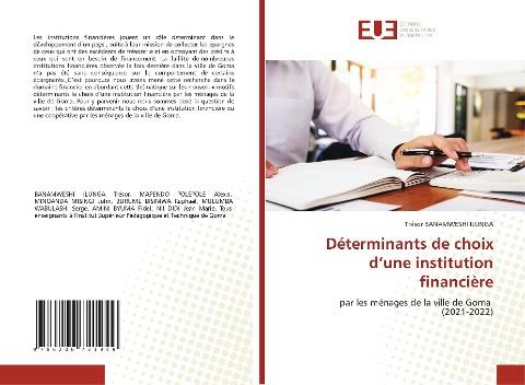 Déterminants de choix d¿une institution financière