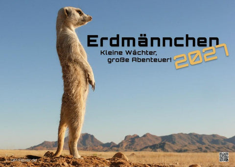 Erdmännchen – Kleine Wächter, große Abenteuer! - 2027 - Kalender DIN A3