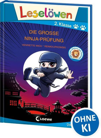 Leselöwen 2. Klasse - Die große Ninja-Prüfung (Großbuchstabenausgabe)