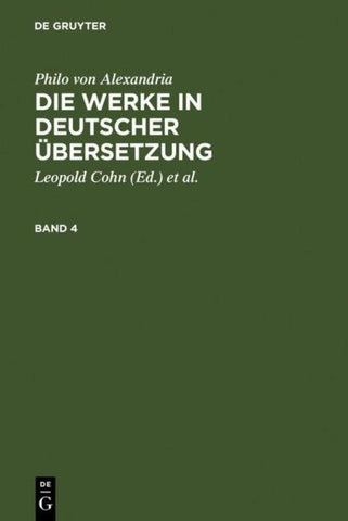 Die Werke in deutscher Übersetzung. Band 4