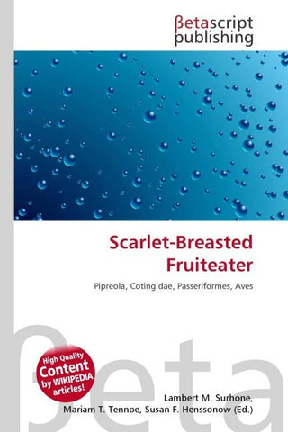 Scarlet-Breasted Fruiteater