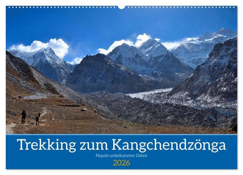 Trekking zum Kangchendzönga (Wandkalender 2026 DIN A2 quer), CALVENDO Monatskalender