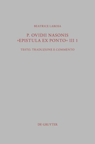 P. Ovidii Nasonis "Epistula ex Ponto" III 1