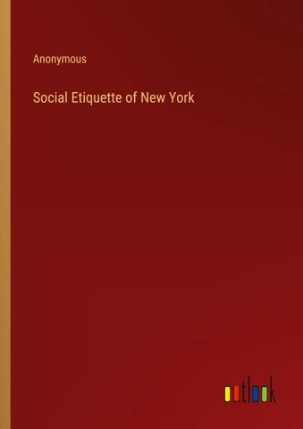 Social Etiquette of New York