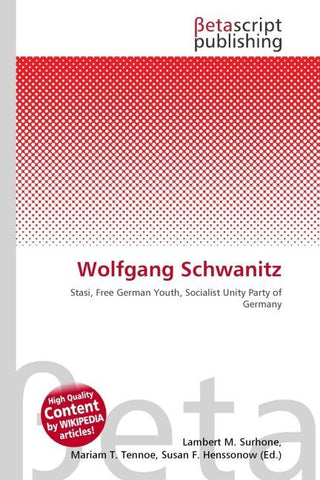 Wolfgang Schwanitz