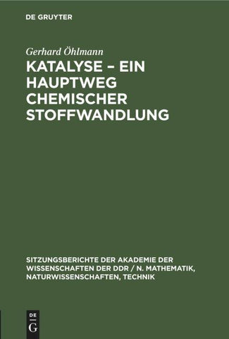 Katalyse – Ein Hauptweg chemischer Stoffwandlung