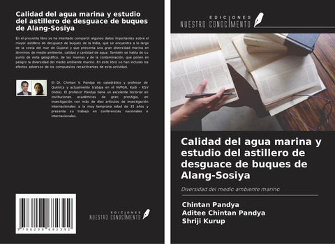 Calidad del agua marina y estudio del astillero de desguace de buques de Alang-Sosiya