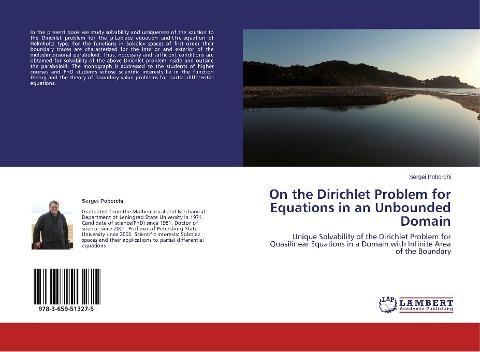 On the Dirichlet Problem for Equations in an Unbounded Domain