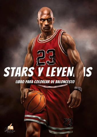 Libro para colorear de baloncesto - STARS Y LEYENDAS
