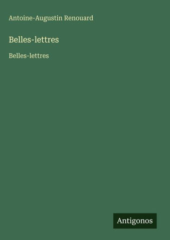 Belles-lettres