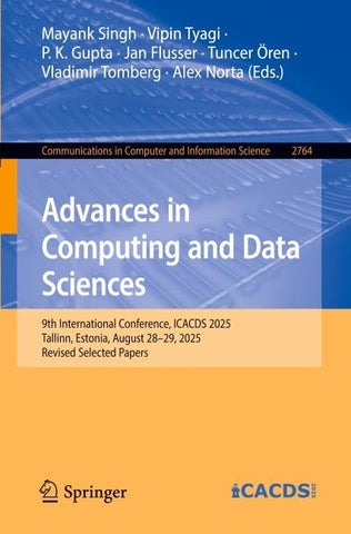 Advances in Computing and Data Sciences