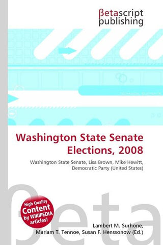 Washington State Senate Elections, 2008