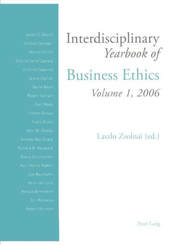 Interdisciplinary Yearbook of Business Ethics