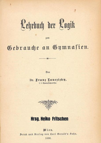 Lehrbuch der Logik