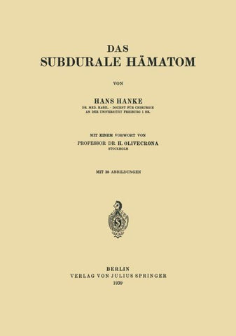 Das subdurale Hämatom