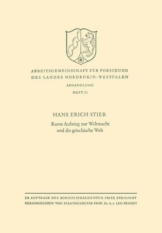 Roms Aufstieg zur Weltmacht und die griechische Welt