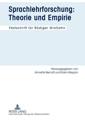 Sprachlehrforschung: Theorie und Empirie