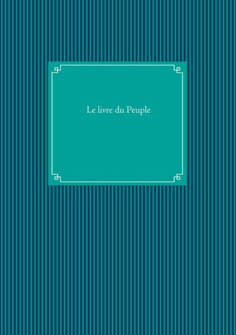 Le livre du Peuple
