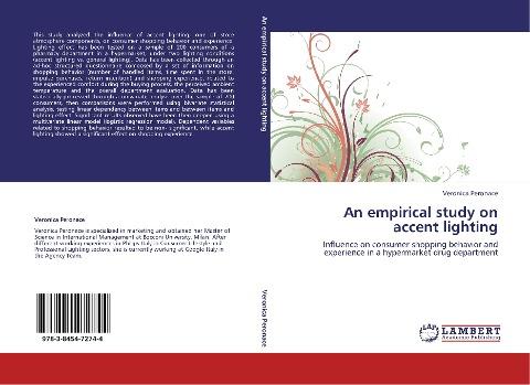 An empirical study on accent lighting