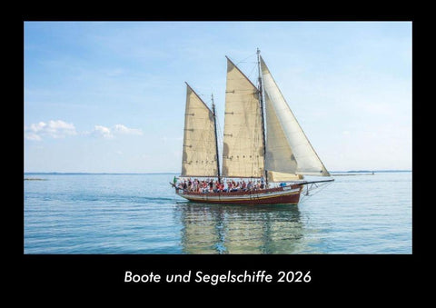 Boote und Segelschiffe 2026 Fotokalender DIN A3