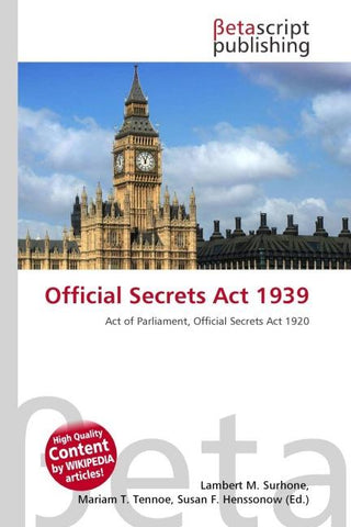 Official Secrets Act 1939