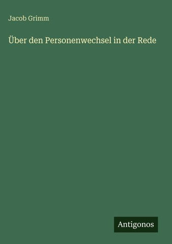 Über den Personenwechsel in der Rede