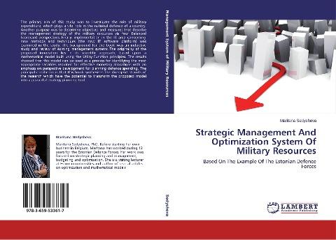 Strategic Management And Optimization System Of Military Resources