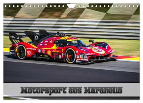 Motorsport aus Maranello (Wandkalender 2026 DIN A4 quer), CALVENDO Monatskalender