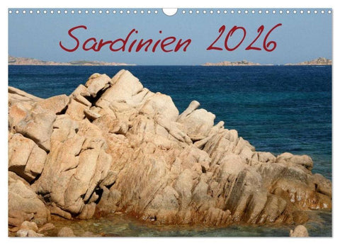 Sardinien 2026 (Wandkalender 2026 DIN A3 quer), CALVENDO Monatskalender