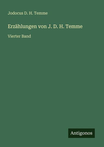 Erzählungen von J. D. H. Temme