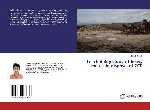 Leachability study of heavy metals in disposal of CCR