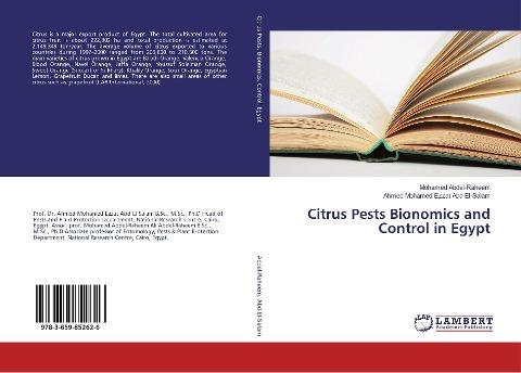 Citrus Pests Bionomics and Control in Egypt