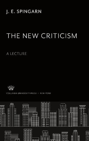 The New Criticism