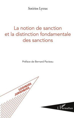 La notion de sanction et la distinction fondamentale des sanctions