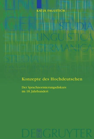 Konzepte des Hochdeutschen