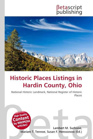Historic Places Listings in Hardin County, Ohio
