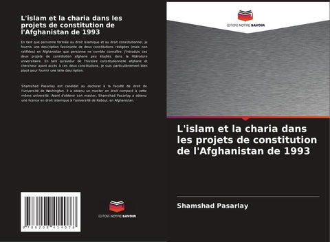 L'islam et la charia dans les projets de constitution de l'Afghanistan de 1993