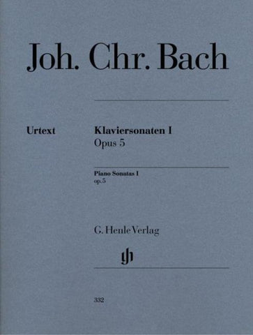 Johann Christian Bach - Klaviersonaten, Band I op. 5