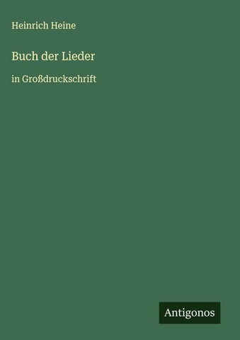 Buch der Lieder
