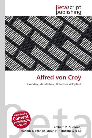 Alfred von Croÿ