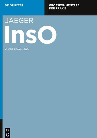 Insolvenzordnung / §§ 103-128