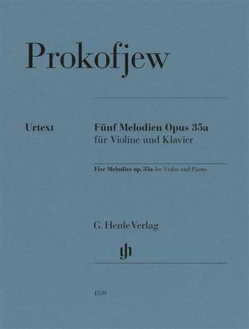 Sergej Prokofjew - Fünf Melodien op. 35a