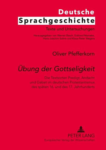 «Uebung der Gottseligkeit»
