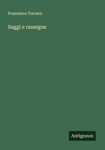 Saggi e rassegne